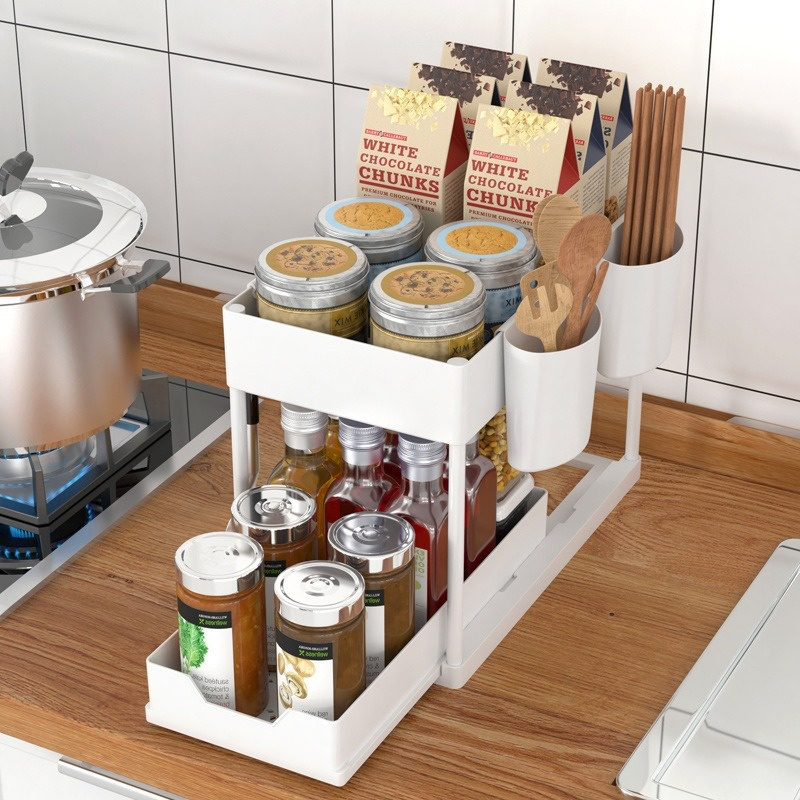 QuietSpaces Sliding Cabinet Storage Rack StorePilot .