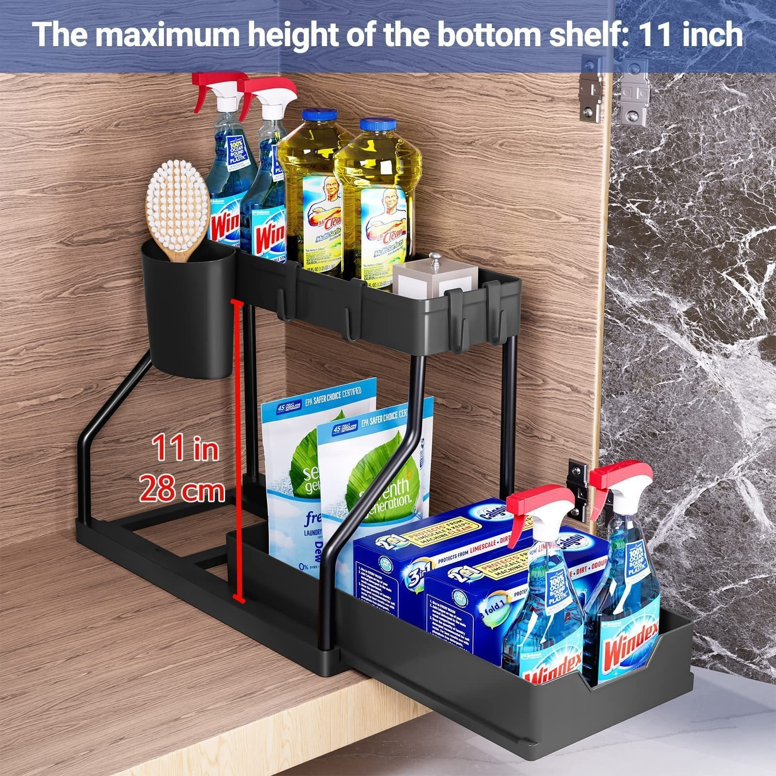 QuietSpaces Sliding Cabinet Storage Rack StorePilot .