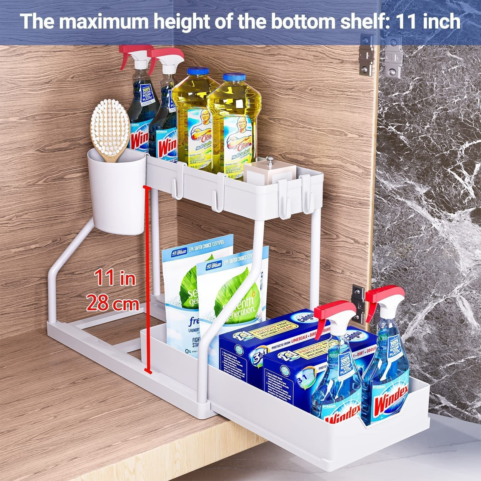 QuietSpaces Sliding Cabinet Storage Rack StorePilot .